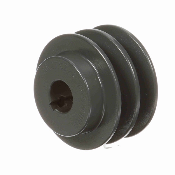 2 Groove Cast Iron Fhp - Finished Bore Sheave, 2AK27X3/4